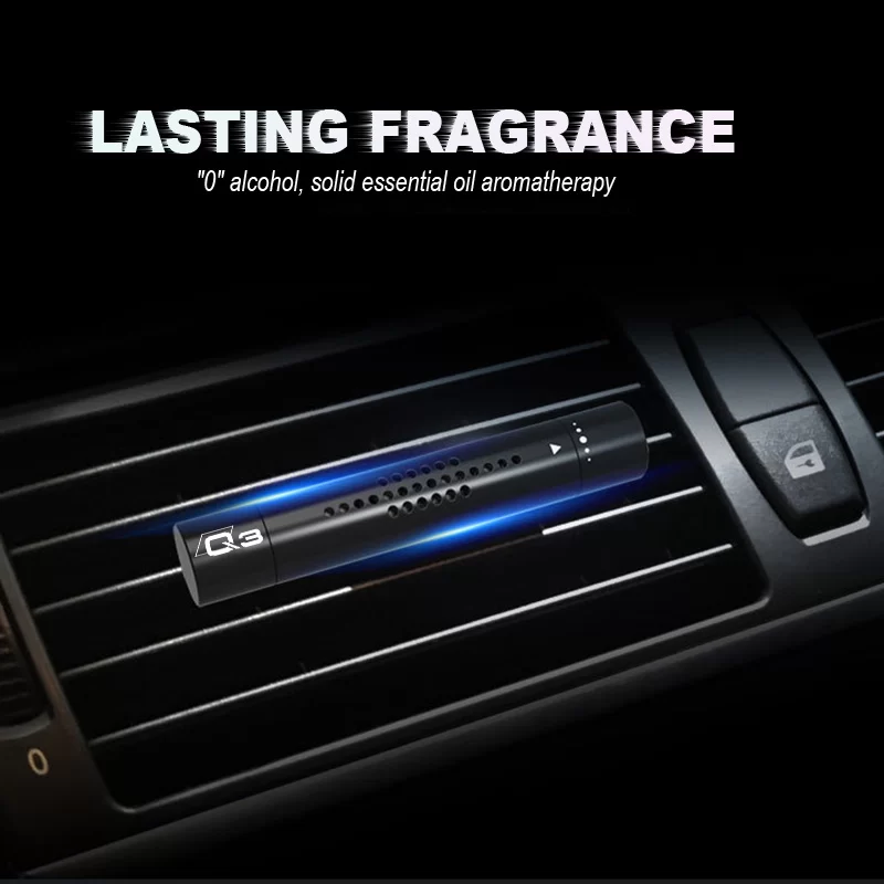 Car Aromatherapy Air Freshener for Audi Q2 Q3 Q4 Q5 Q7 Q8 Interior Vent Perfume New Solid Fragrance Cores Stick Auto Accessories_4