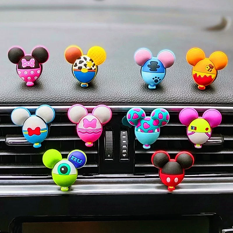 Cute Car Air Freshener Perfume Cartoon Mouse Car Vent Clip Auto Accessories Interior Men Woman Wholesale Lovely Fragrance Scent_1