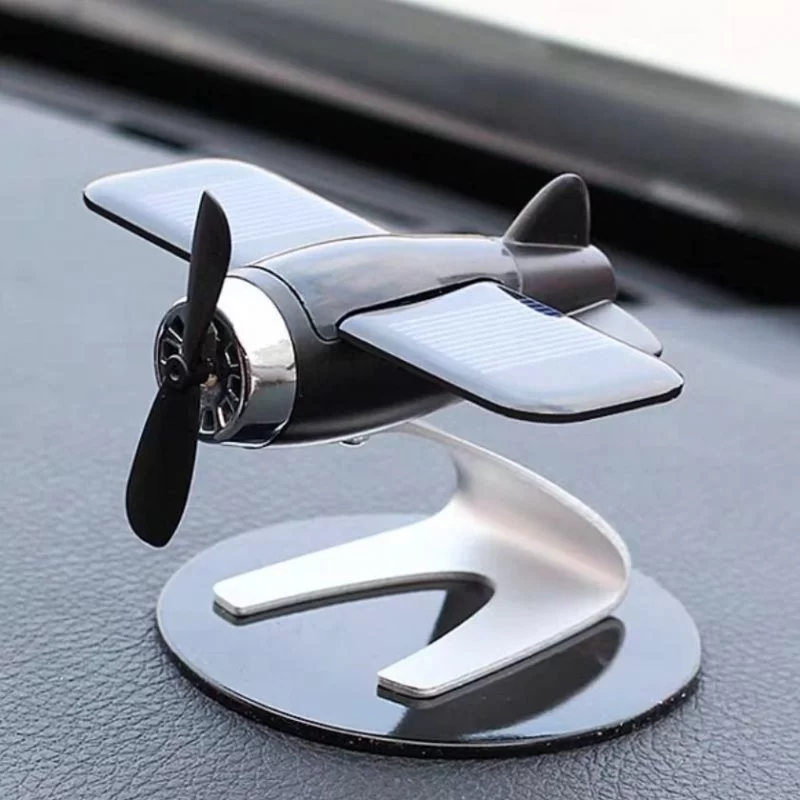 Solar Aircraft Car Air Freshener Decoration Mini Perfume Air Freshener Fragrance Car Airplane Ornament Car Interior Accessories_8