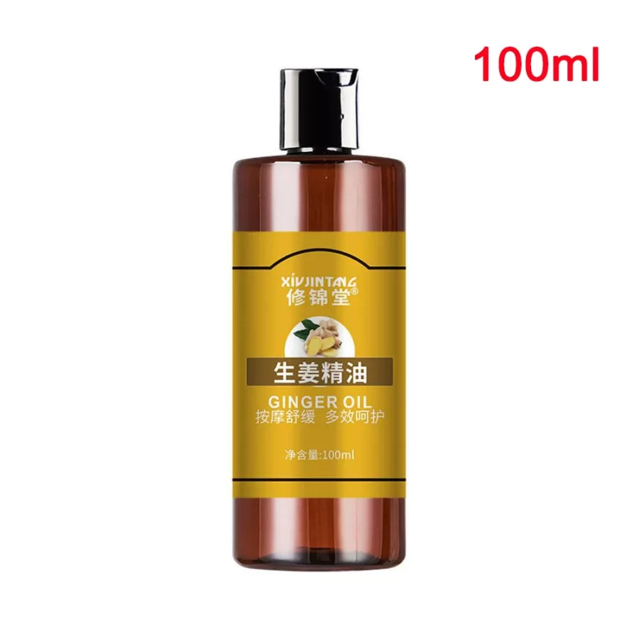 Ginger Essential Oil Massage Moisturizing Hydrating Pure Plant Oil Body Relax Therapy SPA For Body Skin Care Ginger Oil_8