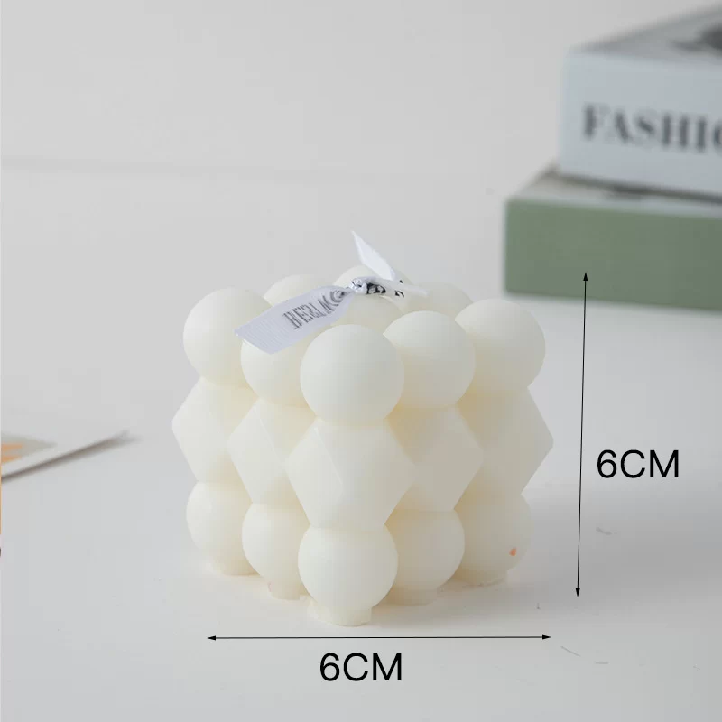 Modern Home Decoration Big Cube Bubble Candle Soy Wax Aromatherapy Scented Candles Home Decorative Candles Birthday Gift_28