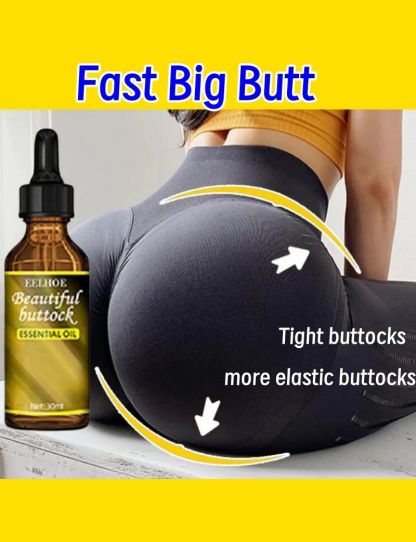 Buttock Enlarge Butt Enhancement Essential Oil Butt Lift Up Firming Big Hip Enhance Cream Butt Breast Plump Growth Sexy BodyCare