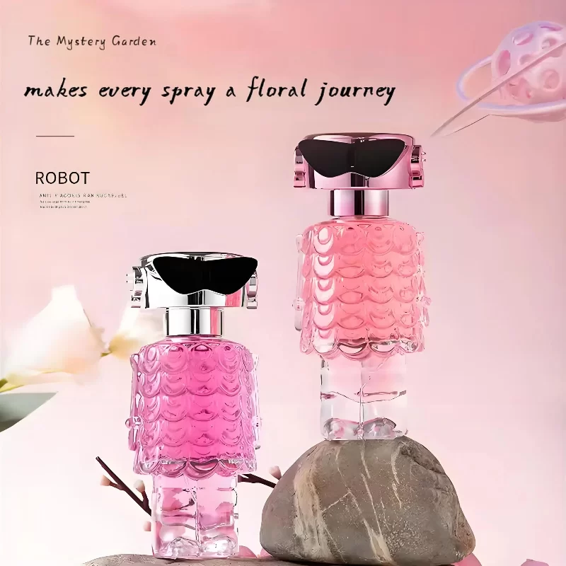 70ml Female Robot Perfume Lasting Fragrance Floral Notes Rose Lemon Cherry Blossom Fragrance Romantic Date Light Deodorant Charm_1