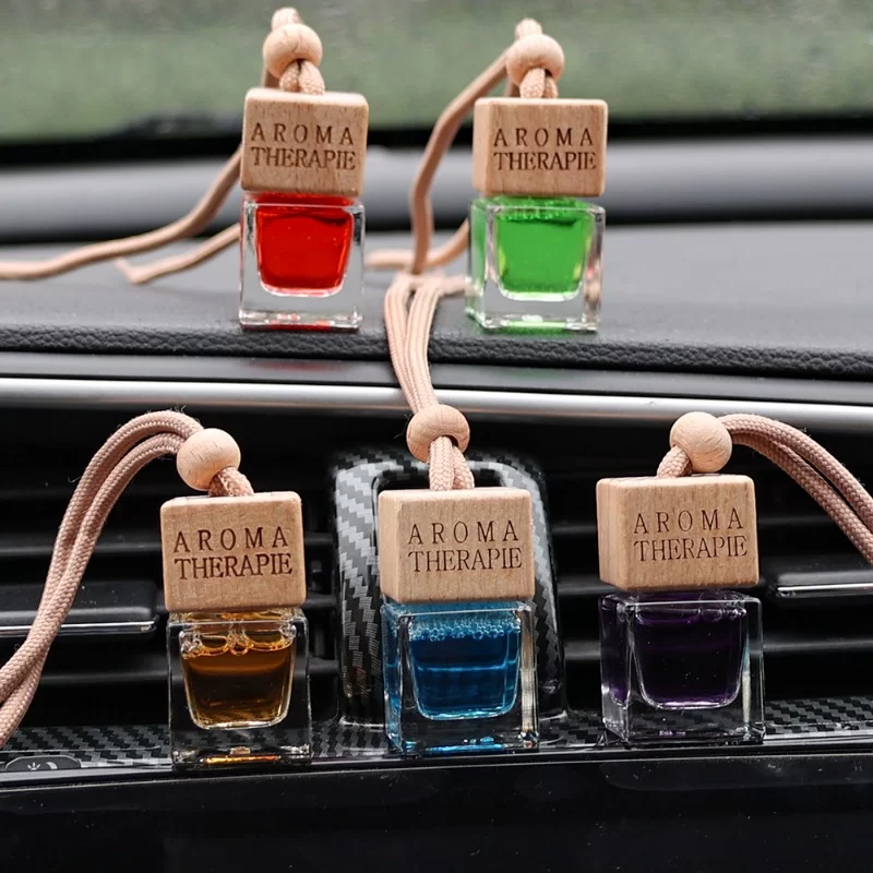 Car Air Outlet Hanging Perfume Pendant Fragrance Air Freshener Cologne/ Lavender Perfume Diffuser Aromatherapy Decor Accessorie_4