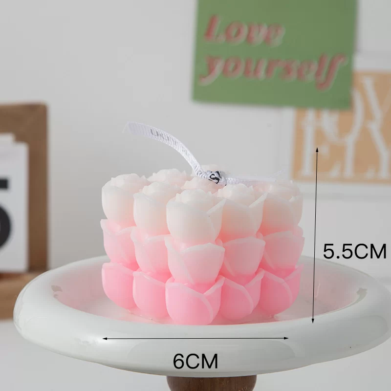 Modern Home Decoration Big Cube Bubble Candle Soy Wax Aromatherapy Scented Candles Home Decorative Candles Birthday Gift_20