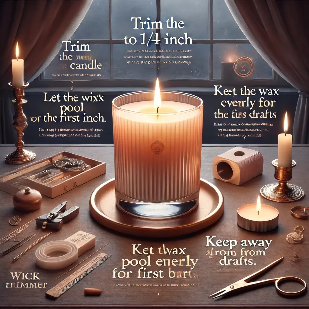 How to Ensure Even Burn and Prolong the Life of Your Candle