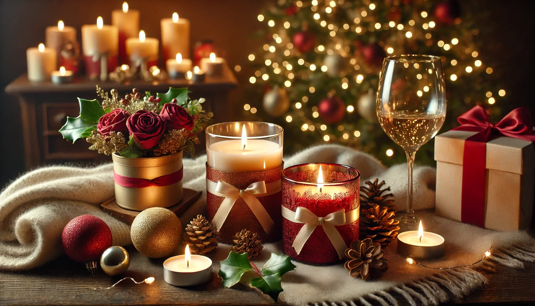 Create the Perfect Romantic Christmas Evening with Scented Candles