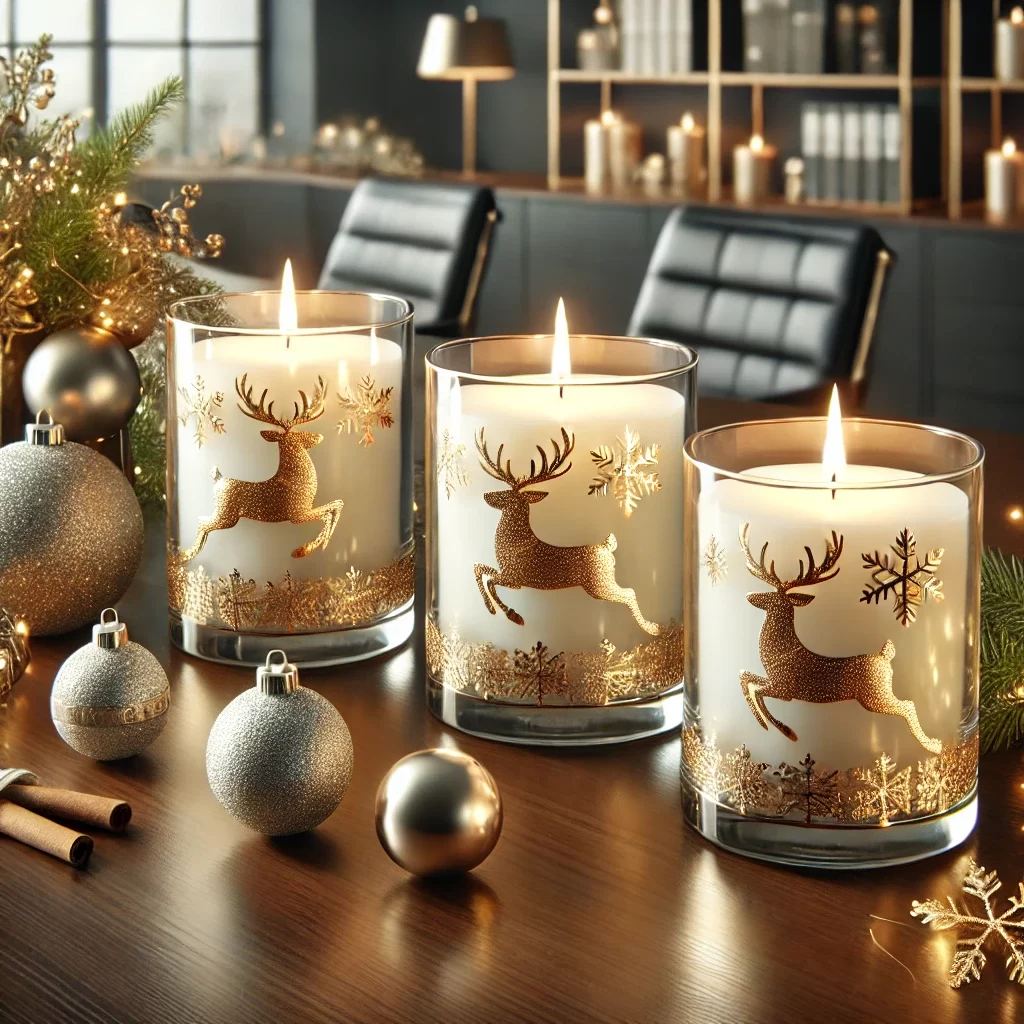 Luxury Christmas Candle Sets for Home and Office Décor: Elevate Your Holiday Atmosphere