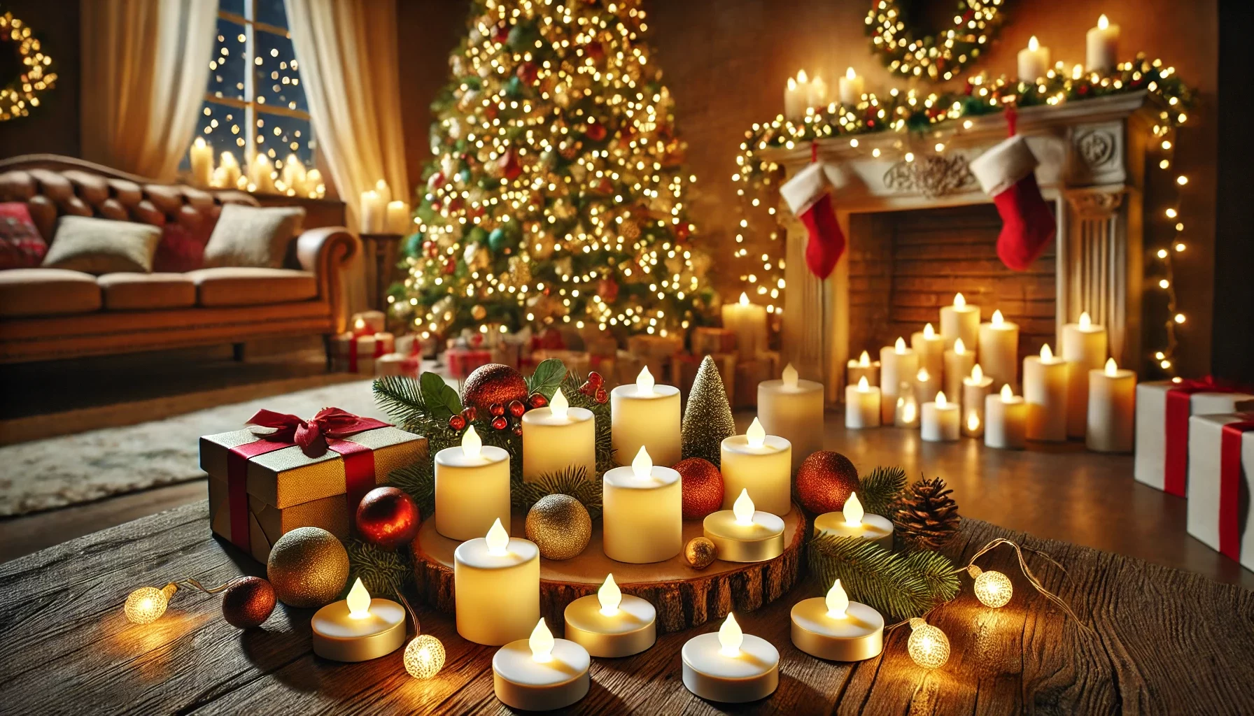 Flameless Flickering Tea Light Candles for Your Holiday Décor: A Christmas Tree Shop Favorite