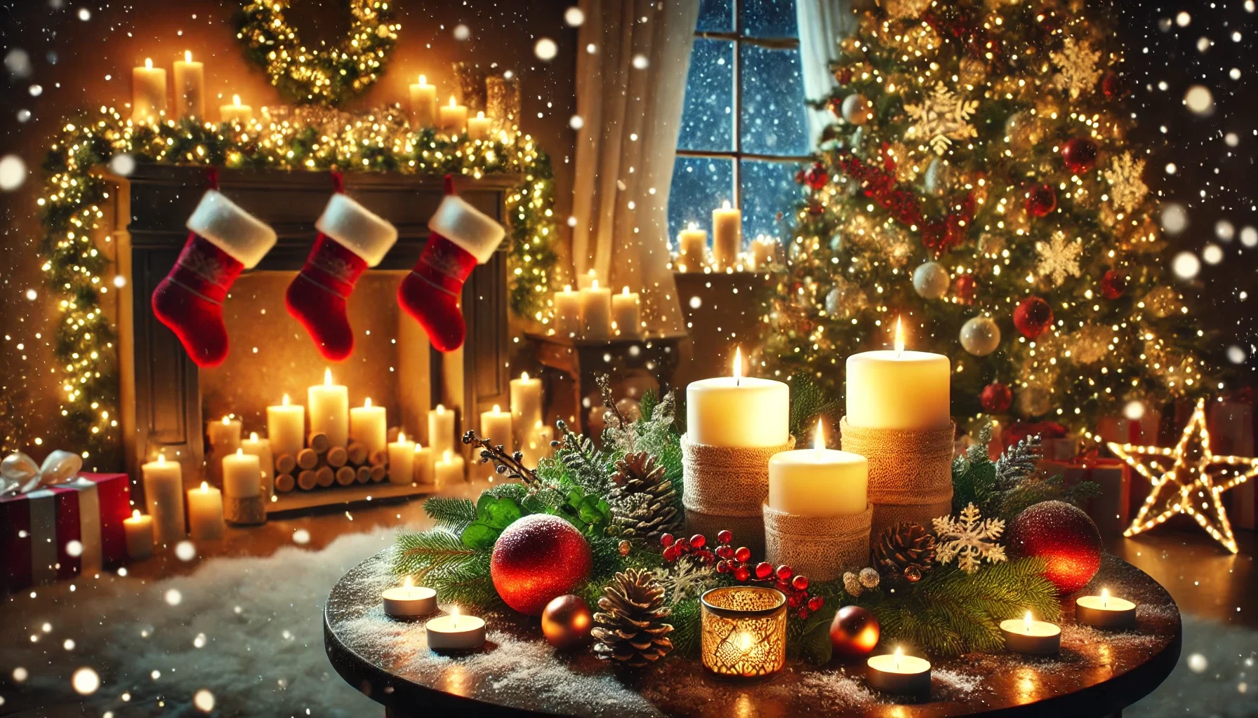 Create a Magical Holiday Atmosphere with Cozy Christmas Candles