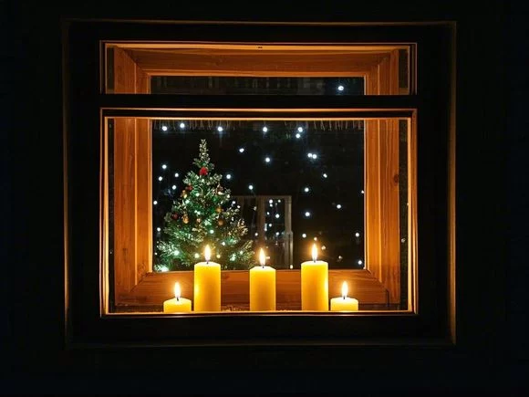 Brighten Your Holidays with Solar Powered Window Candles for Christmas