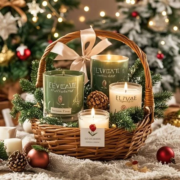 Elevate Your Gift Baskets with Holiday Candles