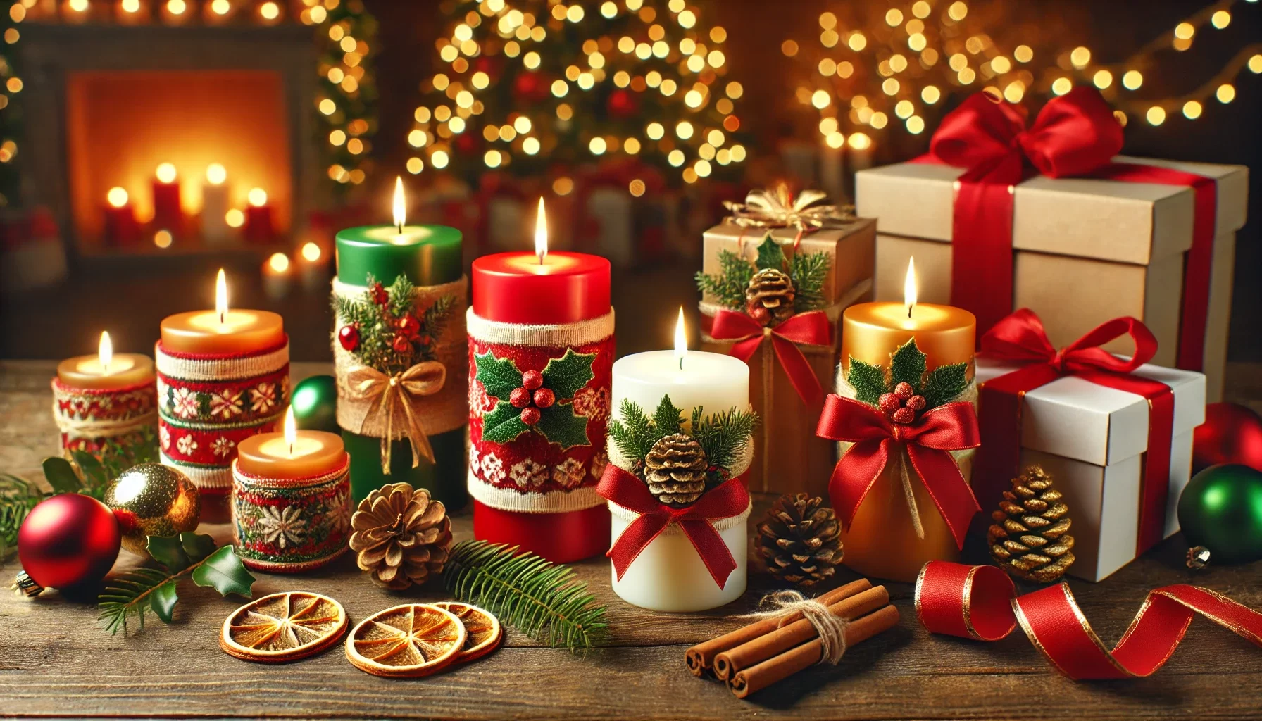 Handmade Holiday Candles for Christmas Presents – The Perfect Gift for a Cozy Season