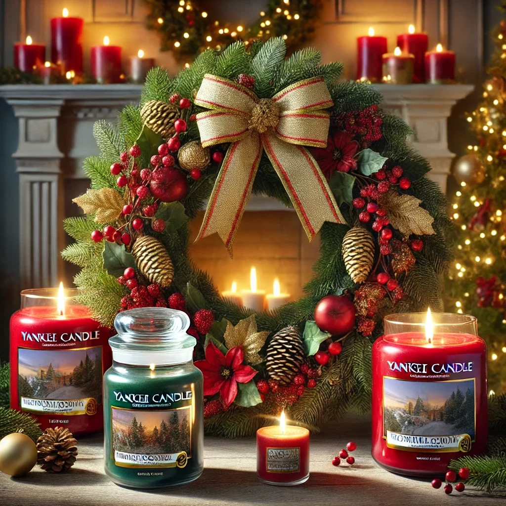 Enhance Your Holiday Decor with Yankee Candle Christmas Wreaths