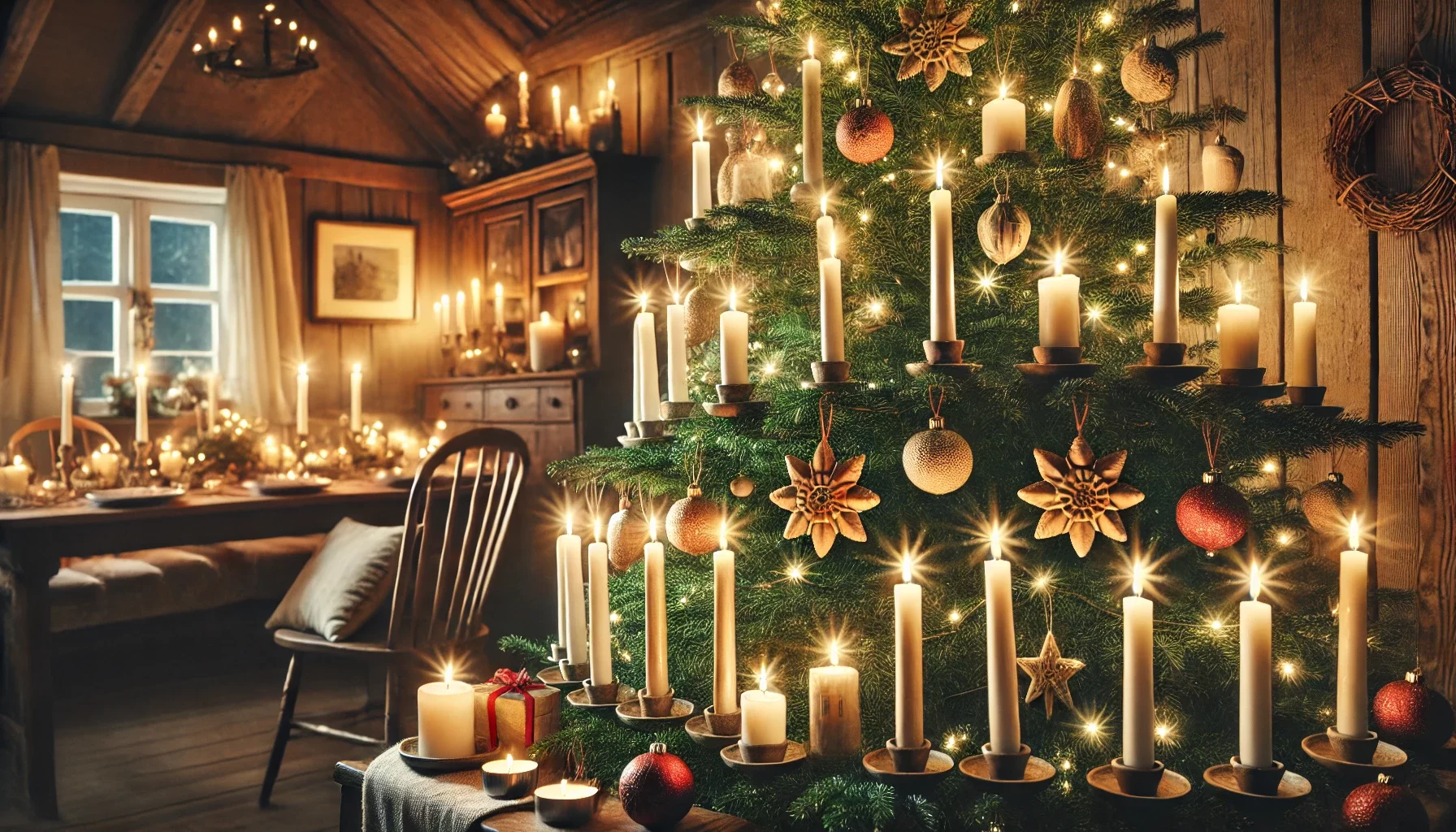 The Tradition of Christmas Tree with Candles in Denmark: A Timeless Holiday Custom