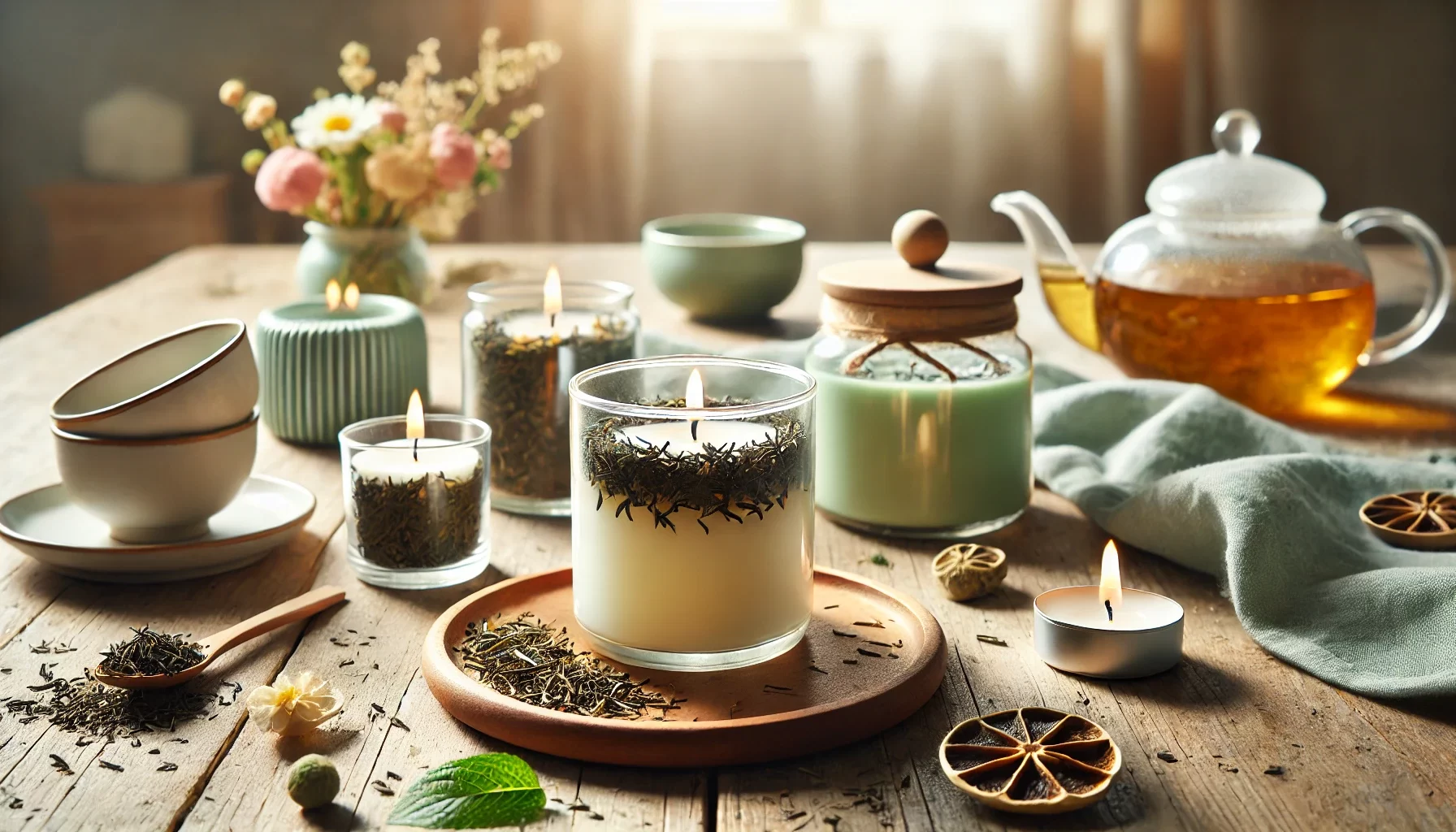 Tea Leaves Scented Candles – A Refreshing Aromatic Experience