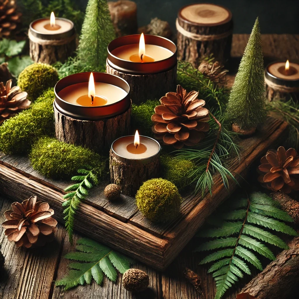 Embrace Nature with Woodsy Scented Candles: Rustic and Invigorating Aromas