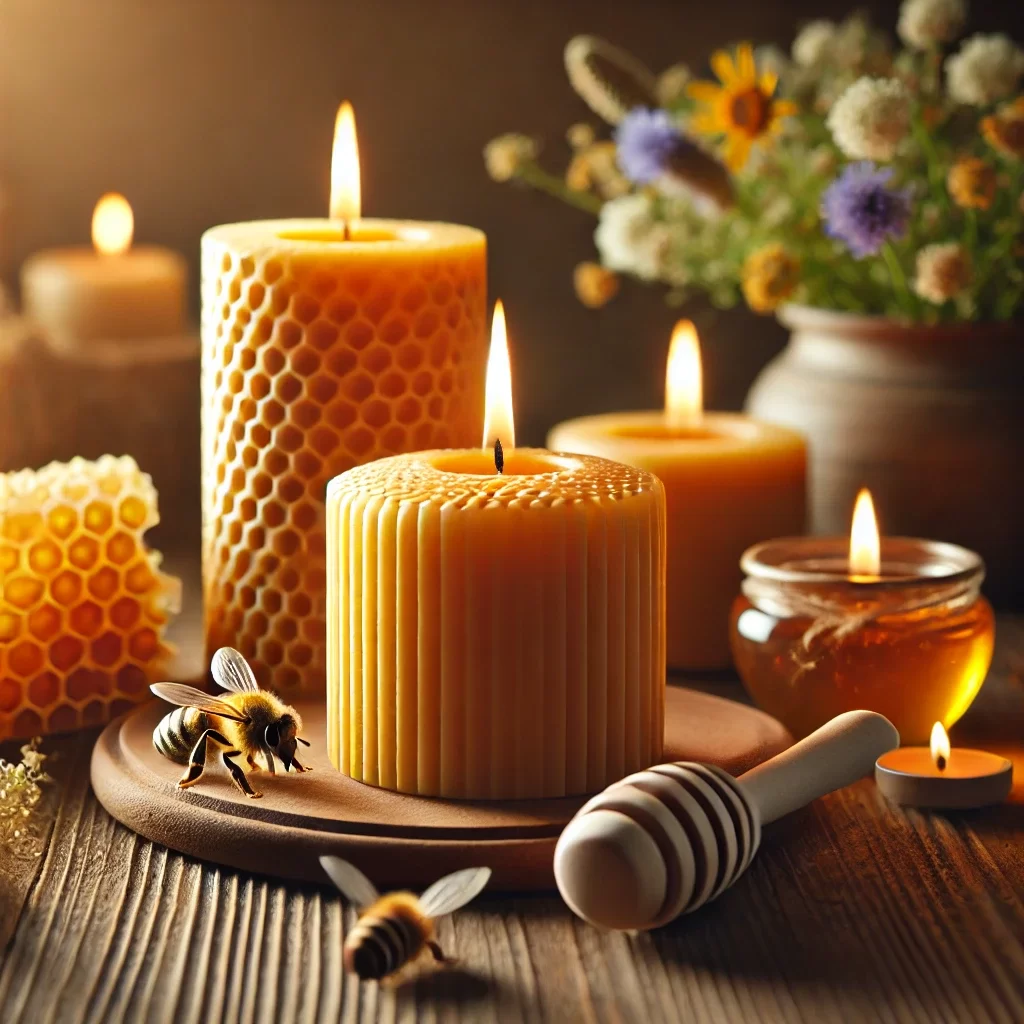 Beeswax Candles for Soothing Ambiance