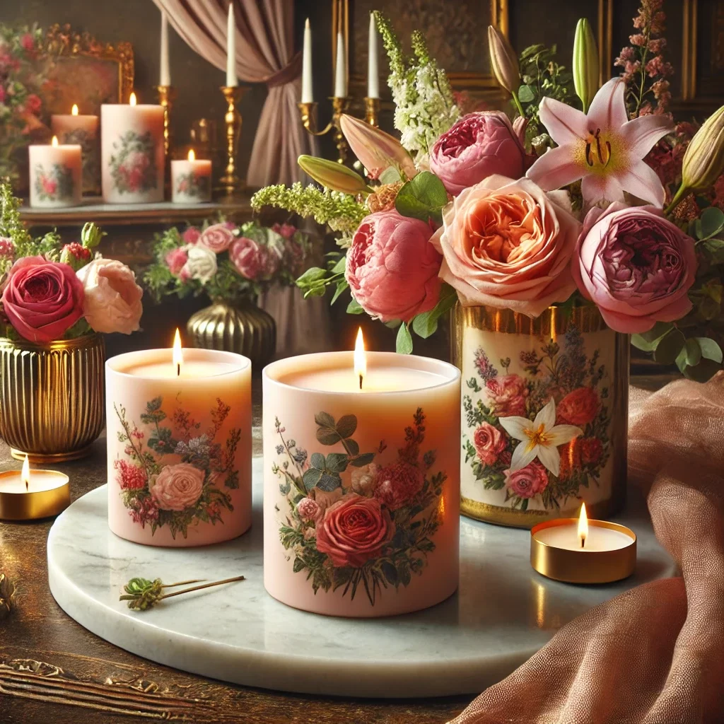 Rich Floral-Scented Candles for Fresh Aromas: Enhance Your Home with Luxurious Scents