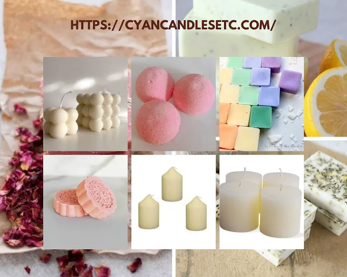 Cyan Candles Etc 3