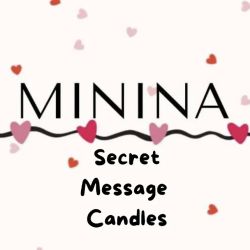 Minina secret messages candles ico