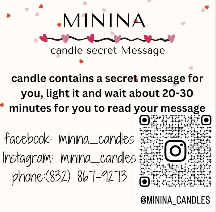 Minina secret messages candles 1