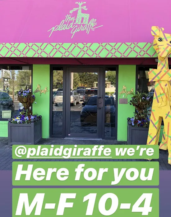 Plaid Giraffe 1