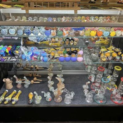 Fire clouds smoke shop