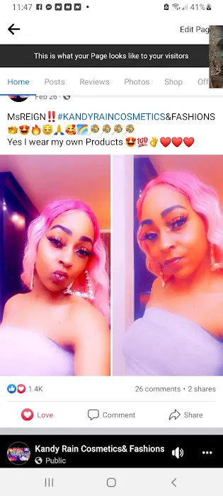 Kandy Rain THE ARK Cosmetics&Fashions 1