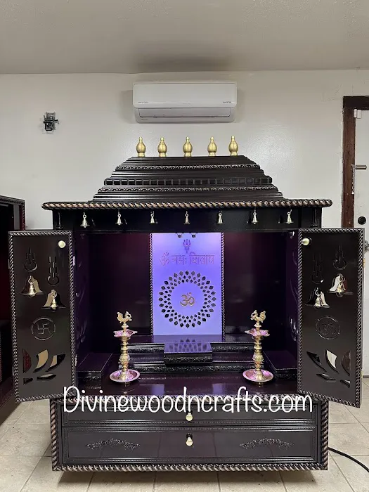 Divine Wood N Crafts- Pooja Mandir | Pooja Store 1