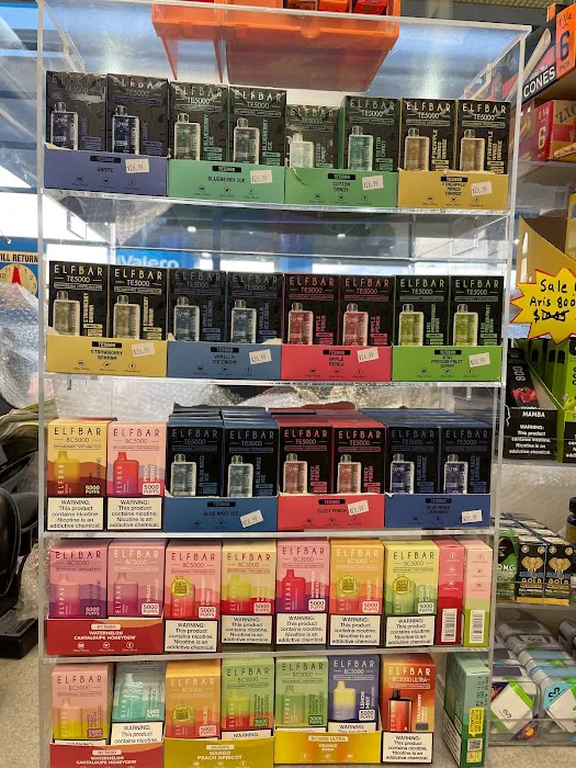 Academy smoke/vape Shop ( inside valero gas station) 7
