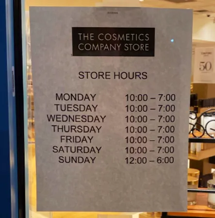 The Cosmetics Company Store 6