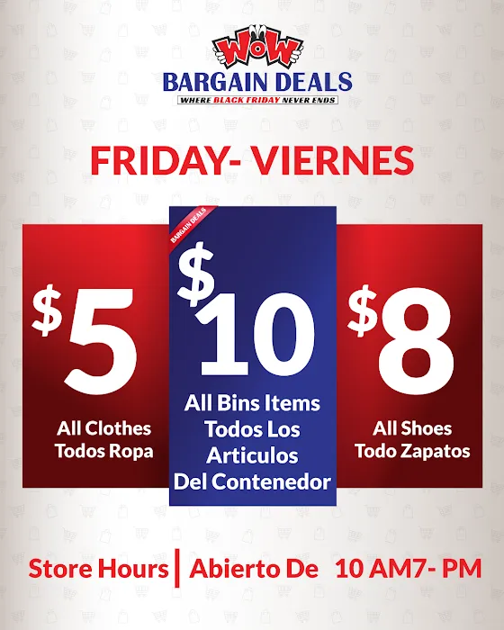 WOW Bargain Deals- Indianapolis 9